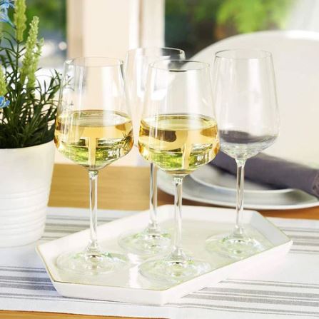 Style White Wine Glasses 440ml, Set of 4