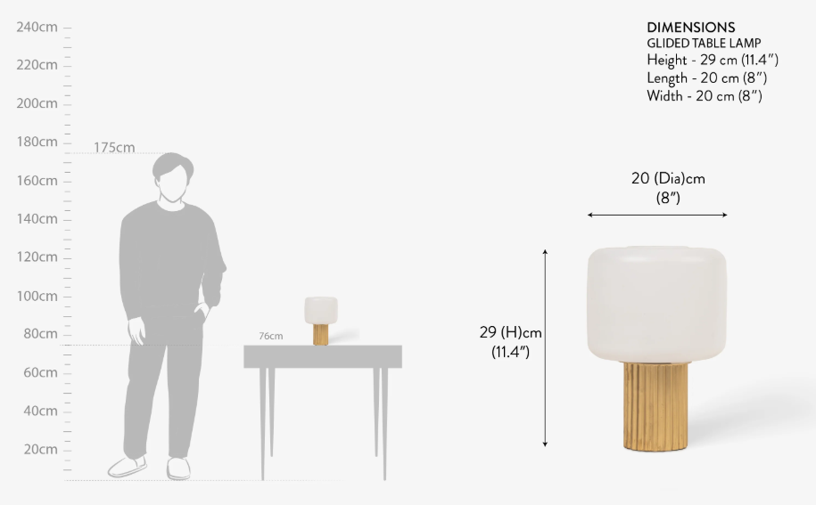 Glided Table Lamp