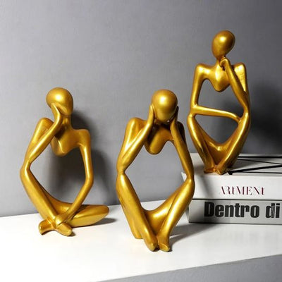 Abstract Thought Thinker Accent (Set of 3)