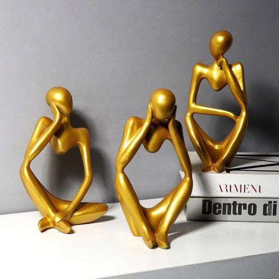 Abstract Thought Thinker Accent (Set of 3)