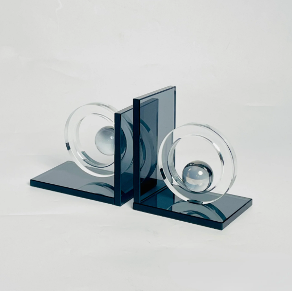 Crystal Ball Bookend Showpiece