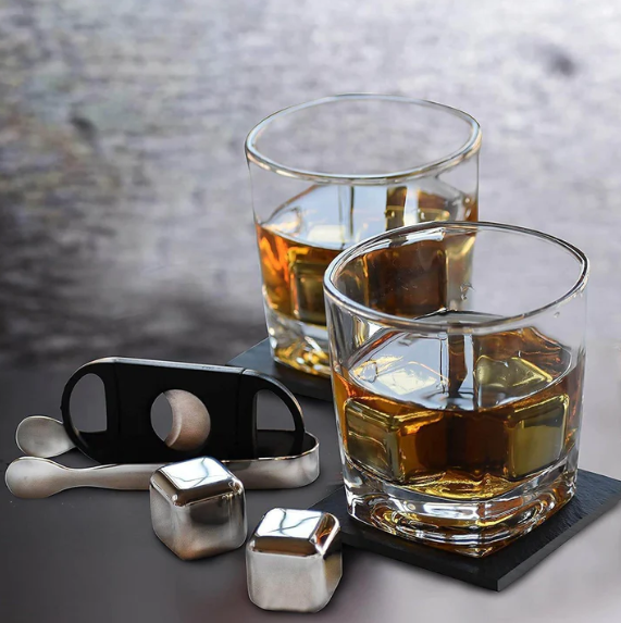 Crystal Square Shaped Glass for Juice - 250 ml