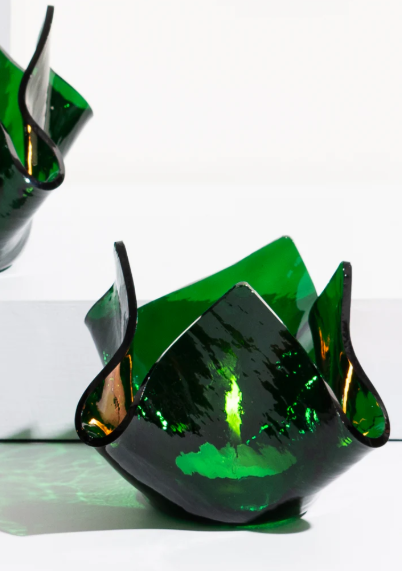 Crumpled votive - Winter edit