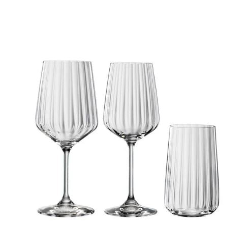 LifeStyle CRYSTAL GLASS - SET OF 12 - MADE IN GERMANY