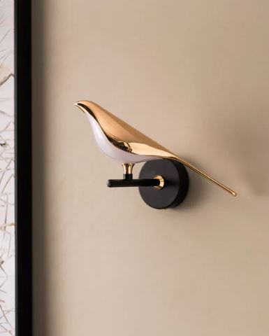 Aves Sitting Bird Wall Sconces
