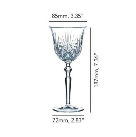 Palais Red Wine Glasses 230ml, Set of 6