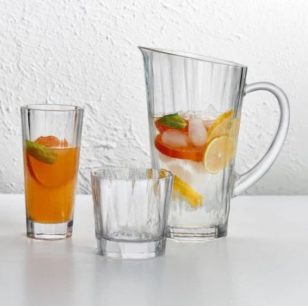 Hemingway Whiskey Tumblers 330ml, Set of 4