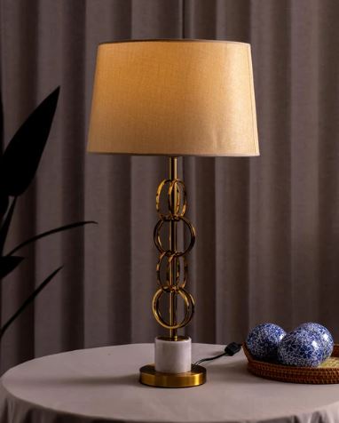 'Gleaming Circlets' Table Lamp