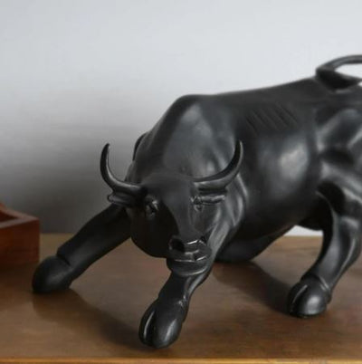 Surreal Charging Bull