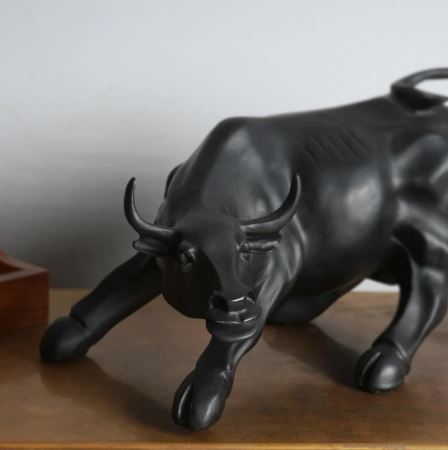 Surreal Charging Bull