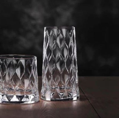 Leafy Highball Glasses 345ml, Set of 4