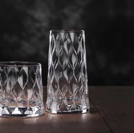 Leafy Highball Glasses 345ml, Set of 4