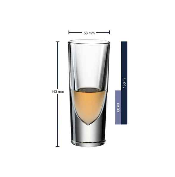 Gilli Grappa Tumblers 150ml, Set of 6