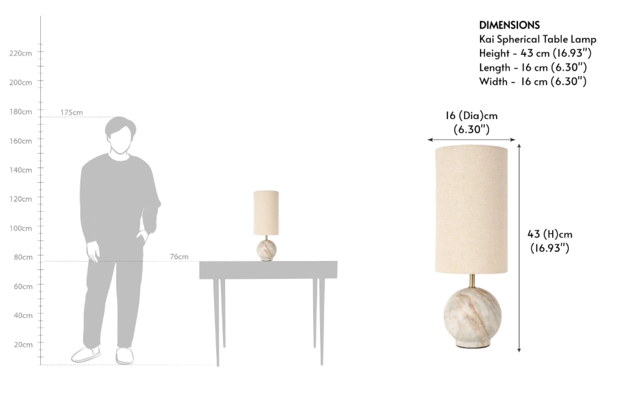 Kai Spherical Table Lamp