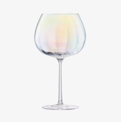 LSA Pearl Crystal Balloon Goblet - Set of 2 - Made In Poland