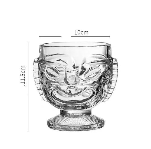 Tribal Mood Tiki Glass - Set Of 2