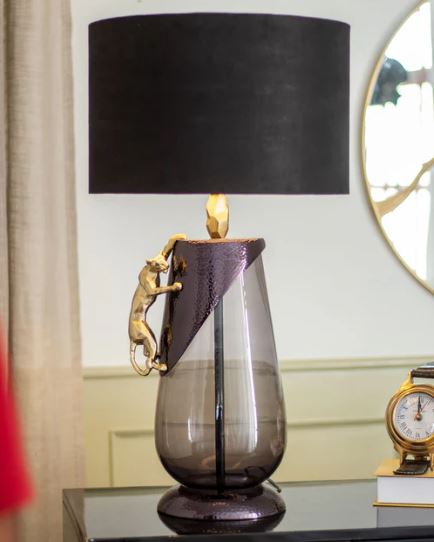 'Abstract Panther' Table Lamp