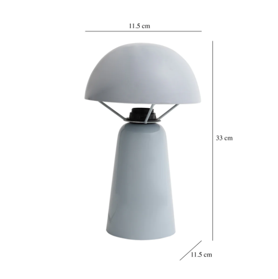 Aurora Sky Blue Enamel Glow Lamp