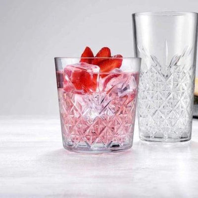 Timeless Tapered Whiskey Tumblers 345ml, Set of 4