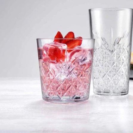 Timeless Tapered Whiskey Tumblers 345ml, Set of 4