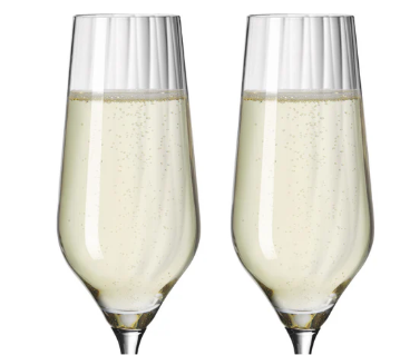 "Sternschliff Champagne Glass "