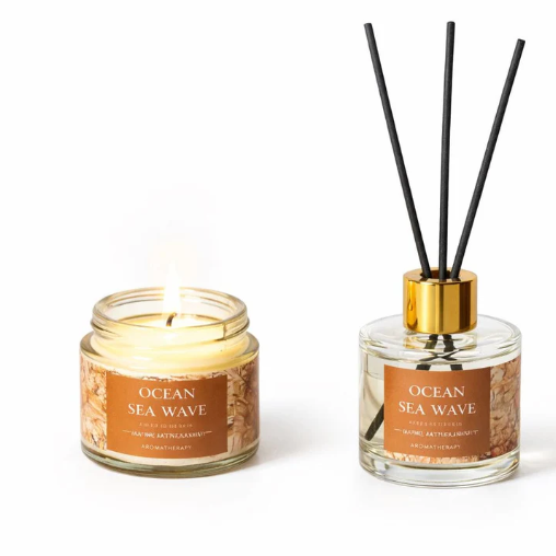 Luxury Aromatherapy Diffuser Candle Set
