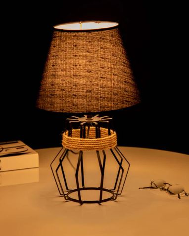 Ebony Table Lamp