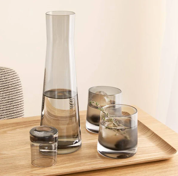 Lina Water Carafe - Shadow