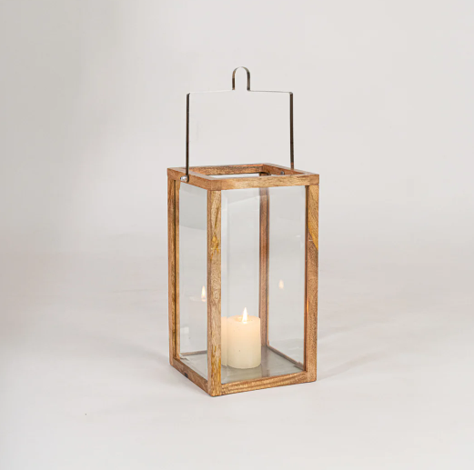 Ingrid Wood Lantern