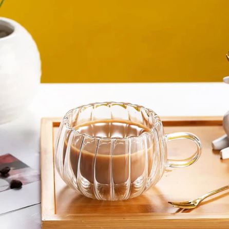 Lines Double Wall Mug - Short