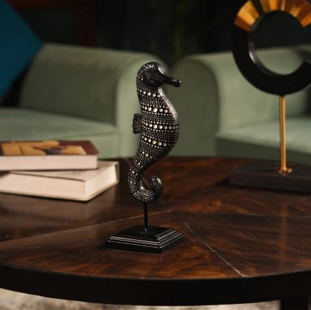 Tribal Tide: African Sea Horse Decor