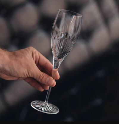 Diamante Champagne Glasses 220ml, Set of 4