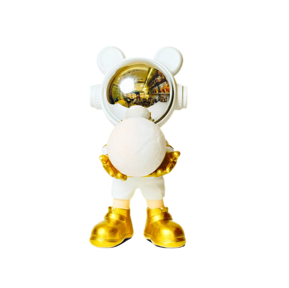 Opulent Astronaut Light Ball Showpiece