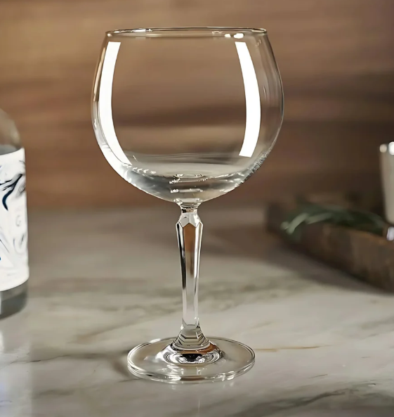 Diamond Cut Wine Glass - (Set Of 2)