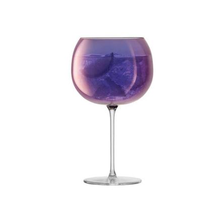 Aurora Balloon Glasses 680ml, Set of 4 - Polar Violet