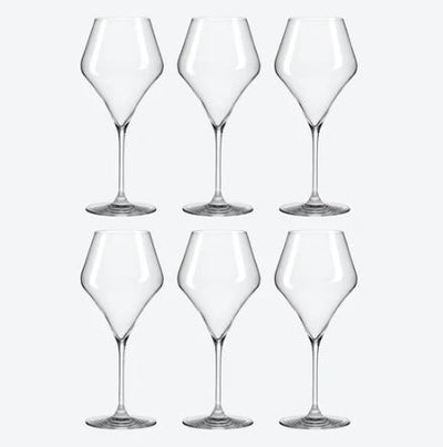 Aram White Wine Glasses 380ml, Set of 6