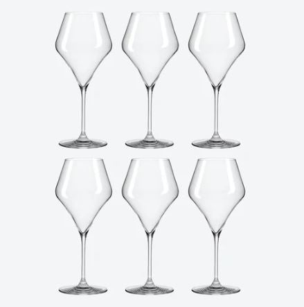 Aram White Wine Glasses 380ml, Set of 6
