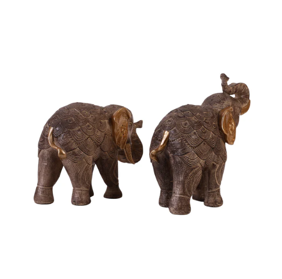 Trunk Up Triumphs Elephant Figurine (Single)