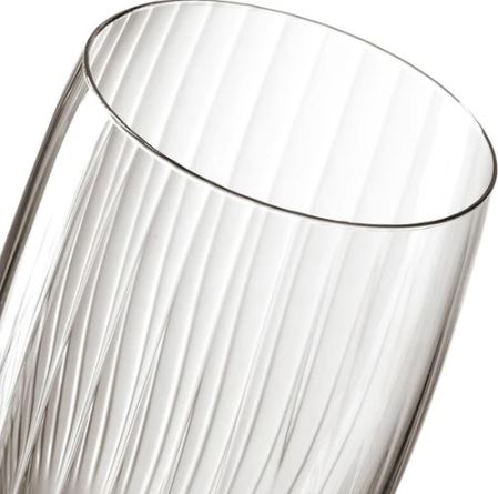 Long Drink Tumblers 460ml, Set of 6 - Grey