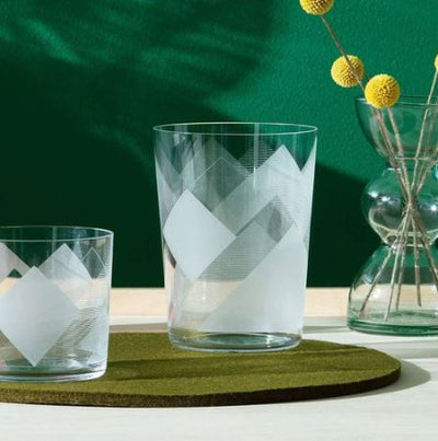 Peaks Tumblers 560ml, Set of 4 - Graphite
