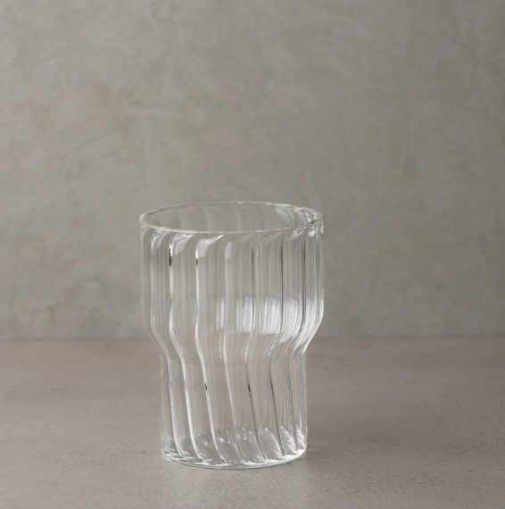 Fluted Drinking Glass - Medium (Set of 2)
