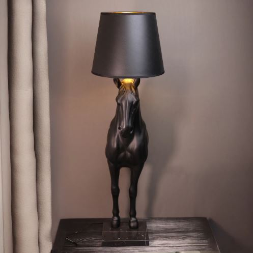 Majesticstride horse lamp console
