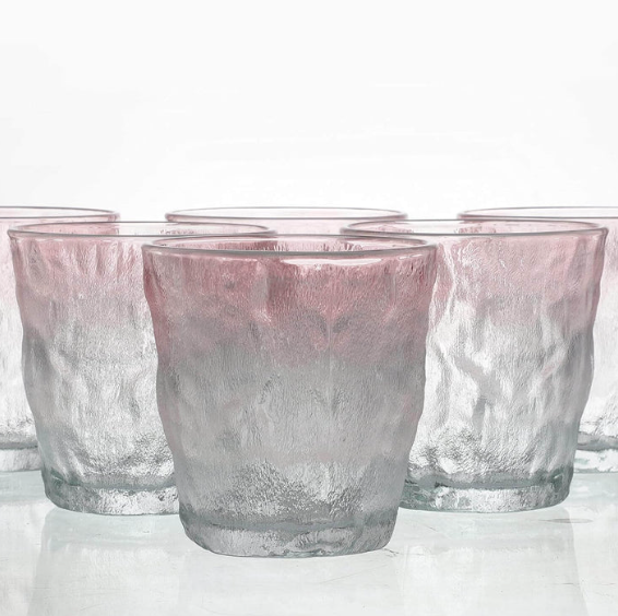 Pink Glacier Frosted Glass - 260 ml