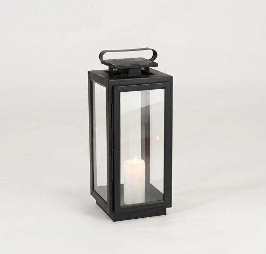 Kuba Metal Lantern - Black