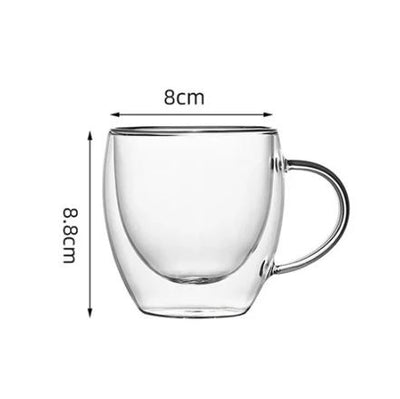 Java Double Wall Mugs, Set of 2 - Small