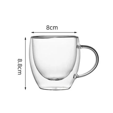 Java Double Wall Mugs, Set of 2 - Small