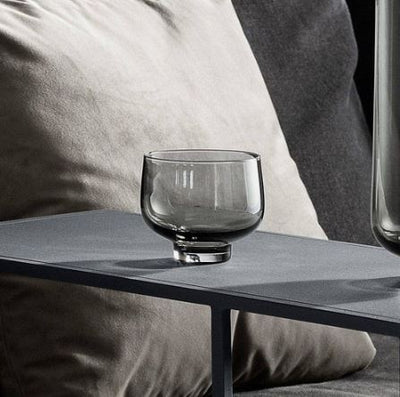 Flow Short Tumblers 220ml, Set of 2 - Smoke