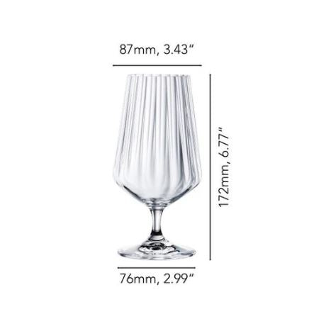 Celebration Beer Glasses 380ml, Set of 4