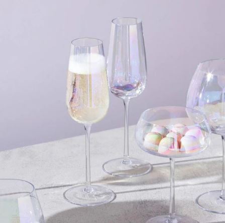 Pearl Champagne Flutes 250ml, Set of 4