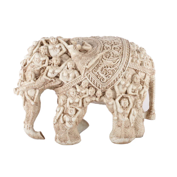 The Tribal Elephant (White)